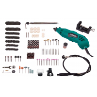 ROTARY MULTI TOOL 160W SET WITH FLEXIBLE SHAFT AND 232 PCS ACCESSORY