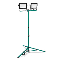 LED work light 2x 50W - Adjustable stand | Rotatable and tiltable