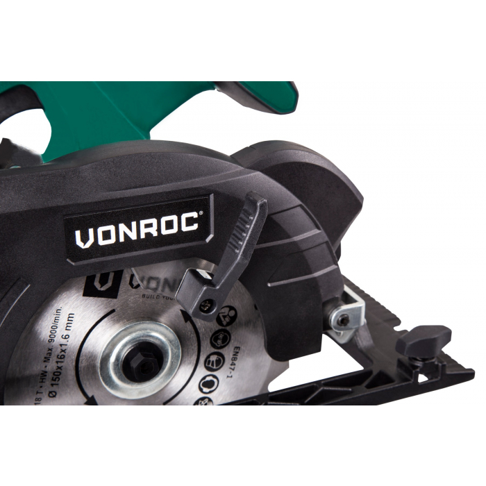 Scie circulaire 20V - 150mm | Batterie 2.0Ah et chargeur incl.