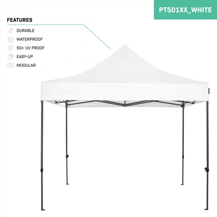 Easy-Up Party Tent - 3x3 m | White