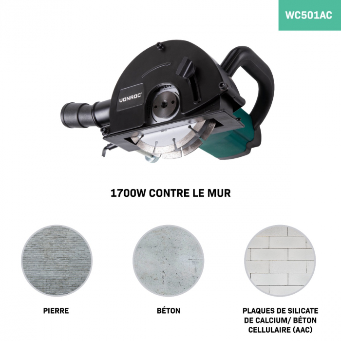 Sleuvenfrees 1700W - 150mm | Incl. 2 sleuvenfrees schijven