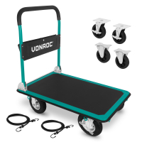 Premium Platform Truck – with pneumatic wheels – foldable | Max load capacity 300 kg