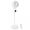 Ventilateur à piédestal luxueux - 98cm - très silencieux - 3 vitesses - blanc | Télécommande inclue