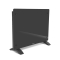 Panneau rayonnant en verre 1500W Premium - Gris | Commande manuelle et Wi-Fi incl.