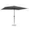 Parasol Rapallo 200x300cm - Parasol rectangulaire Premium | Gris