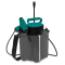 Pulvérisateur à pression 5L - 4V | 2 lances et un câble de charge USB incl.