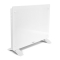 Panneau rayonnant en verre 1500W Premium - Blanc | Commande manuelle et Wi-Fi incl.