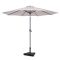 Parasol Recanati Ø300cm - Premium Haute Qualité parasol - beige | Incl. Pied de parasol 20 kg