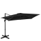 Parasol cantilever Pisogne 300x300cm - Premium parasol | Anthracite/Noir