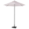 Parasol Torbole - Ø200cm - Parasol Premium - Beige | Incl. Pied en béton 20 kg.