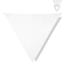 Toile d'ombrage Triangle – Premium Haute Qualité- ∆ 360 cm - Résistant à l'eau | Blanc