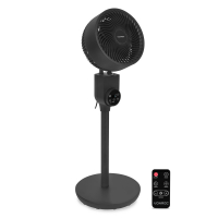 luxueux ventilateur sur pied 88cm tres silencieux 3 vitesses noir telecommande inclue-af502ac-principal-VONROC