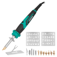 Wood Burning Pen - Soldering Iron - 30W | Incl. 16 accessories