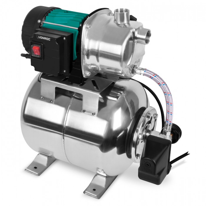 Set Pompe hydrophore avec pressostat – 1000W - 3500l/h main product photo