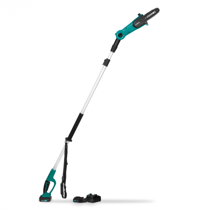 Élagueuse sur perche sans fil 20V – 200 à 260 cm | 2 batteries 2.0ah et un chargeur rapide incl. main product photo